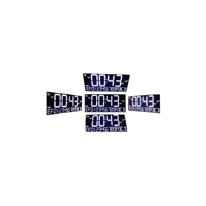 Full-View VA LCD Segment Display / Custom Display / Full-View LCD / High Contrast / High Cost-Performance Ratio