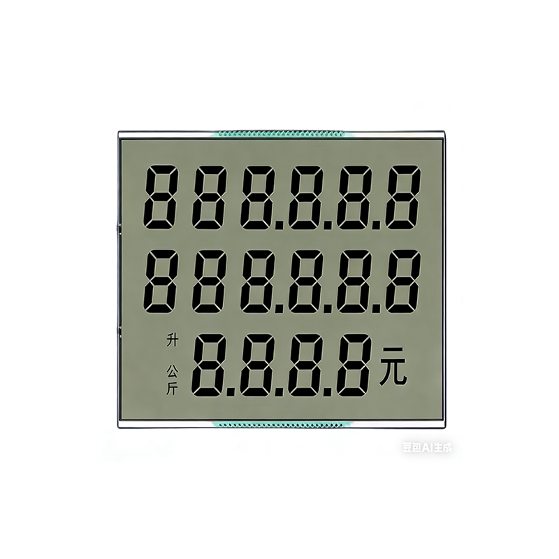 LCD applied to the fuel dispenser：               HTN LCD/custom segment display/transparent LCD screen/LCD display screen