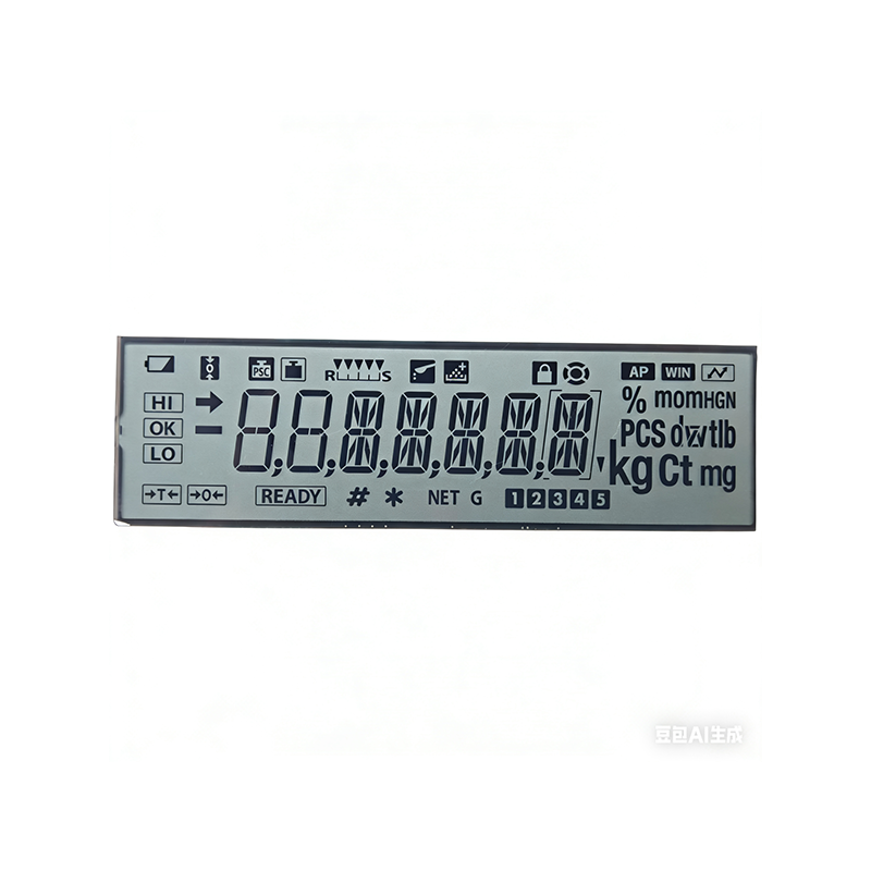 LCD applied to the electronic balance： HTN LCD/LCD segment display /Custom LCD/Tester LCD