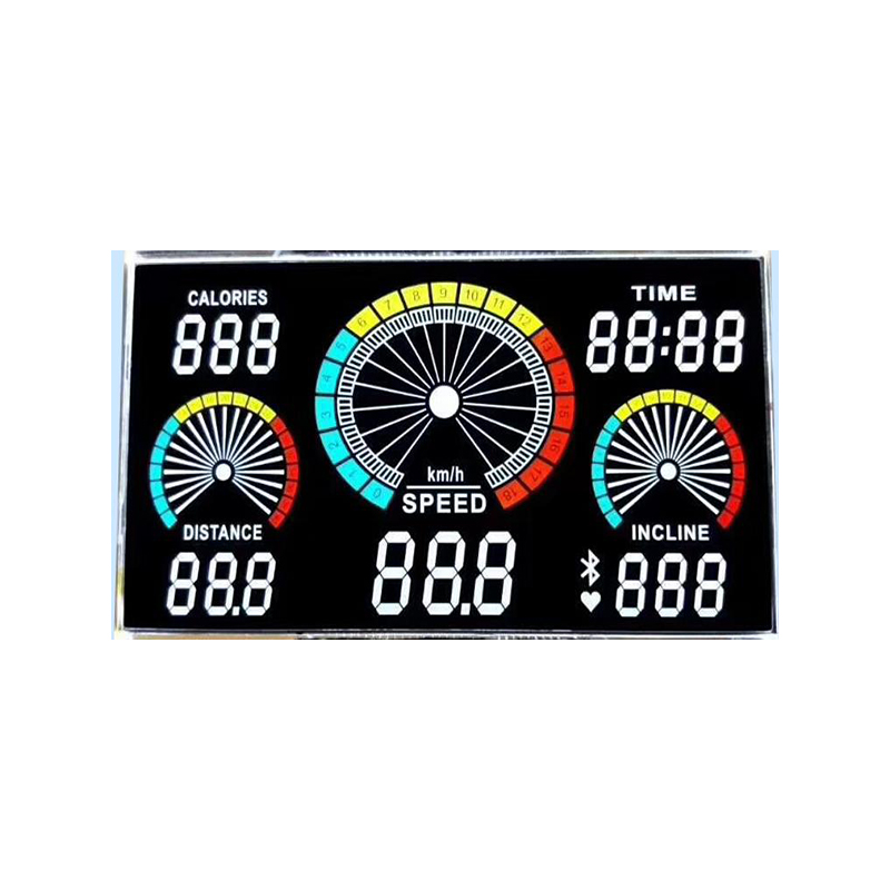 Application of LCD segment display on sports equipment: HTN LCD/STN LCD/VA LCD/LCD segment display /Custom LCD/LCD display screen.