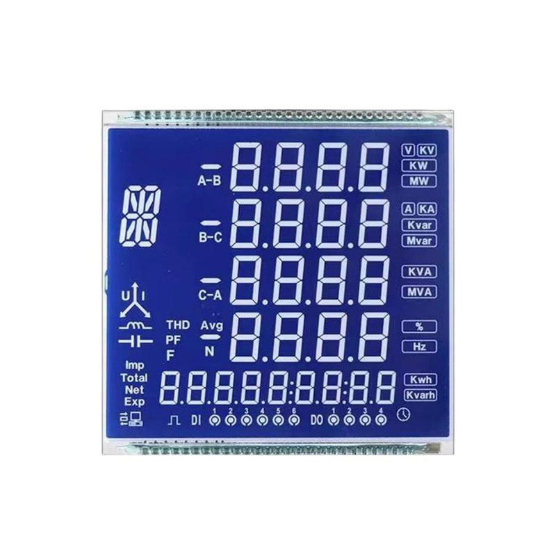 Wide-view LCD Segment Display: Segment LCD / High Contrast / Vibration Resistant / VA LCD / STN LCD / HTN / Small LCD Display / Silk Screen LCD / Color Filter LCD / Touch-Sensitive LCD