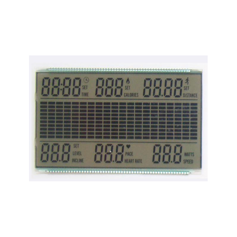 Application of LCD segment display on sports equipment: HTN LCD/STN LCD/VA LCD/LCD segment display /Custom LCD/LCD display screen.