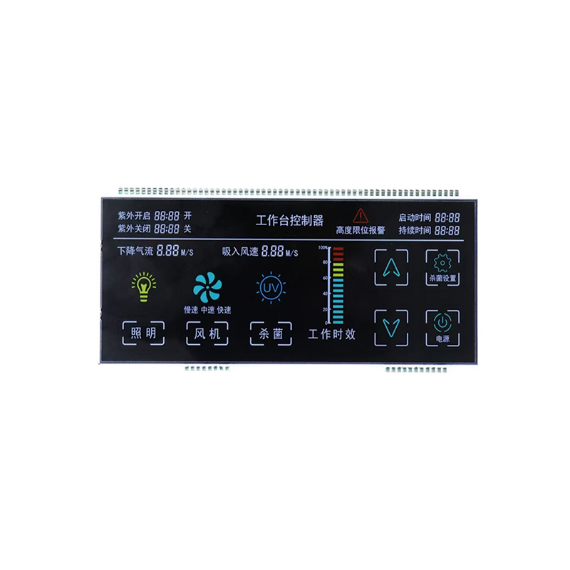 VA LCD Segment Displays – Cost-Effective, High Contrast, Wide Viewing Angle, Silk Printing/Printed Color Layer Solutions