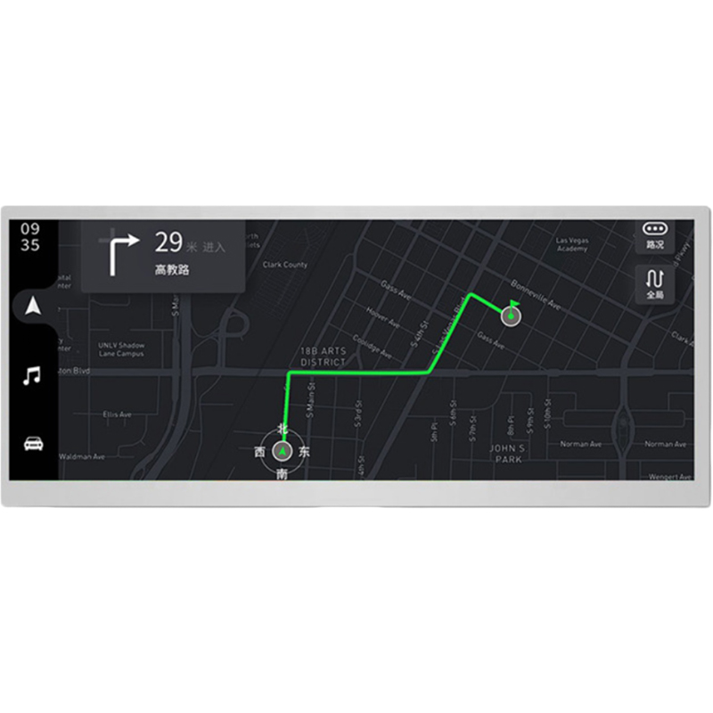 10.3 inch colour tft display resolution 1920*720 high-definition automotive-grade TFT display LVDS interface