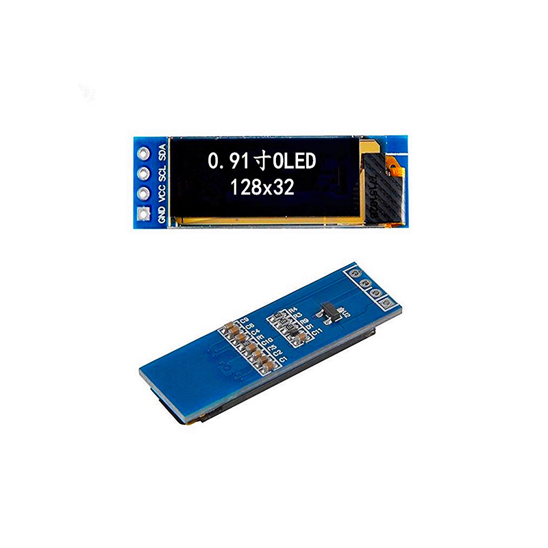 0.91 oled display resolution 128 x 32 I2C inter...
