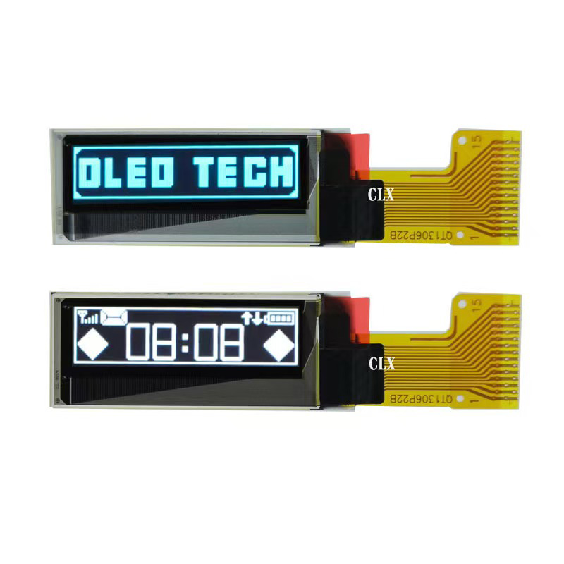 0.91 oled display resolution 128 x 32 I2C interface