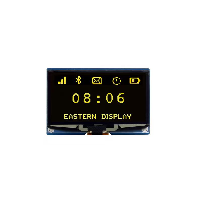 Dot matrix OLED applied to flow meter 2.42 inch resolution 128*64 I2C/SPI interface