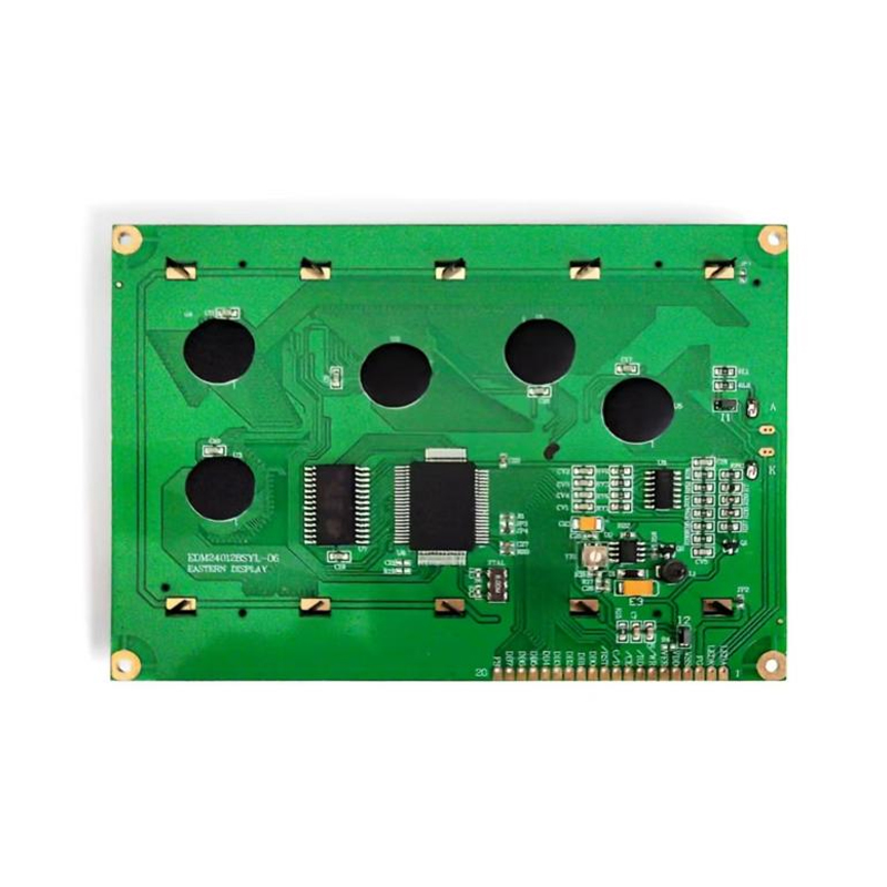 EDM240128-06，Dot matrix display，LED backlight LCD，Parallel LCD，COB LCD module