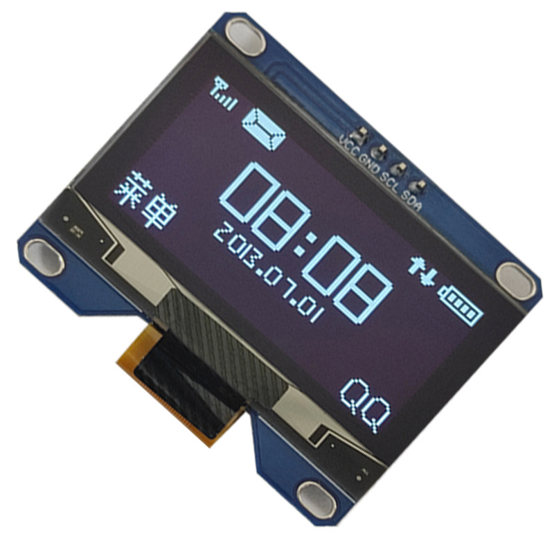 1.54 inch oled display, resolution 128*64, Parallel/I2C interface
