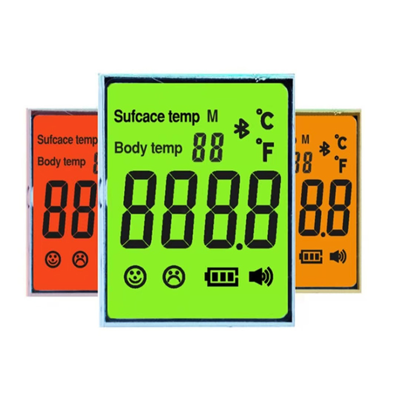 The LCD applied to the electronic thermometer?：TN LCD/small LCD display/Low power LCD/Segment LCD